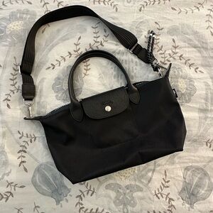 LONGCHAMP Le Pliage 2WAY Shoulder Handbag S - Black, Eco-Friendly Nylon
